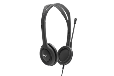 Logitech H111 headset for education, ideal bulk school headphones for clear communication and comfort.